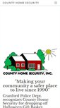 Mobile Screenshot of countyhomesecurity.com